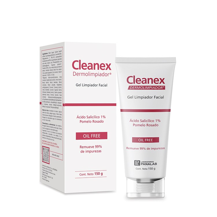 CLEANEX Dermolimpiador® </br> Gel limpiador facial