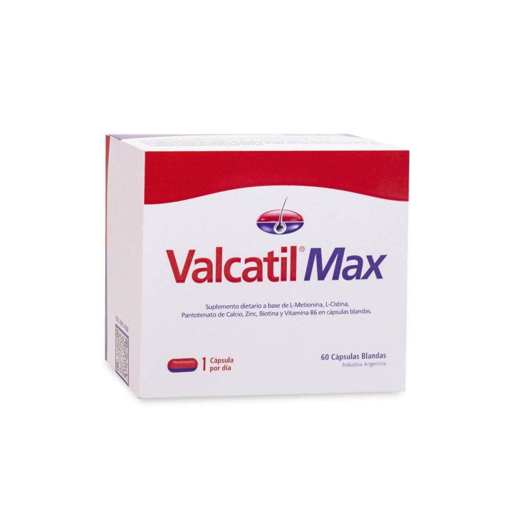 VALCATIL® MAX </br> Cápsulas Blandas Anticaída