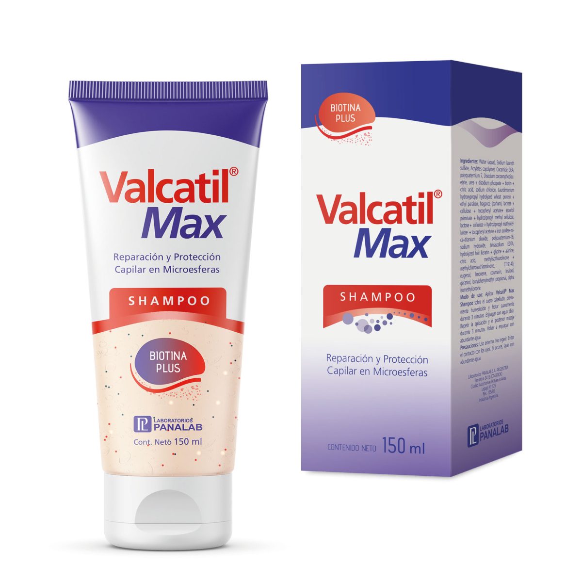 VALCATIL® Max</br> Shampoo Anticaída Reparador