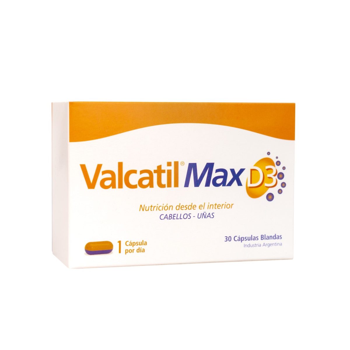 VALCATIL® MAX D3 </br> Cápsulas Blandas Anticaída
