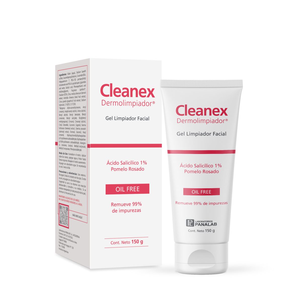 CLEANEX Dermolimpiador® </br> Gel limpiador facial